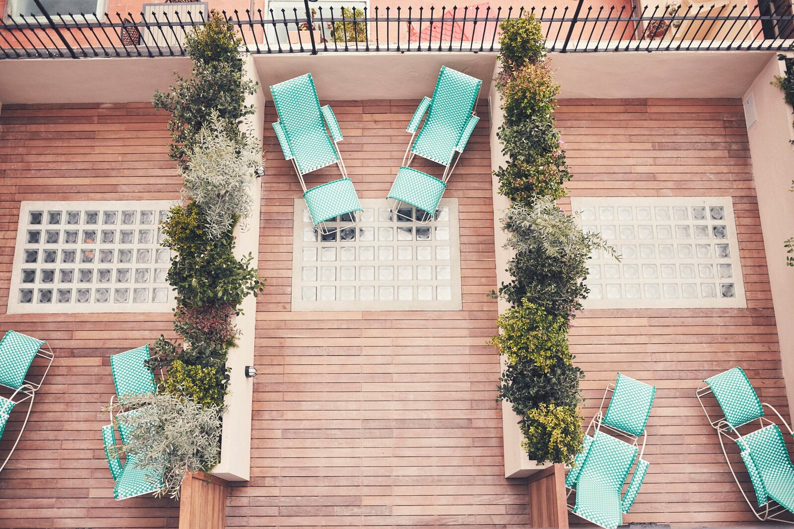 Casa Bonay &mdash; loungers on the rooftop deck