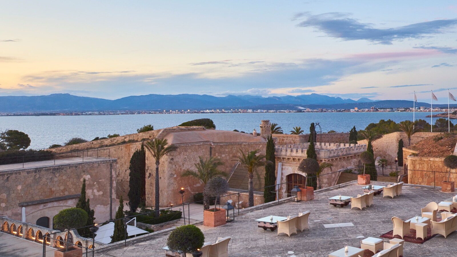 Cap Rocat &mdash; La Fortaleza restaurant terrace